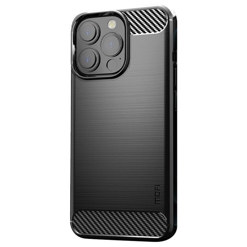 Mobildeksel Til iPhone 14 Pro Max Mofi Børstet Karbonfiber
