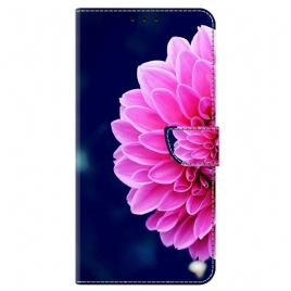 Folio Deksel Til iPhone 15 Pro En Blomst
