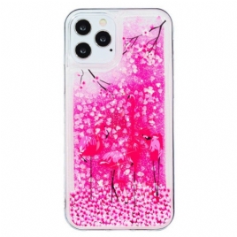 Mobildeksel Til iPhone 15 Pro Flamingo Glitter