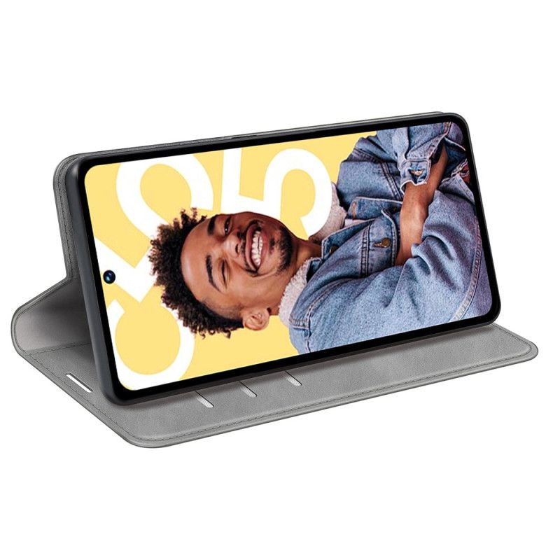 Folio Deksel Lær Realme C55 Mobildeksel Klassisk