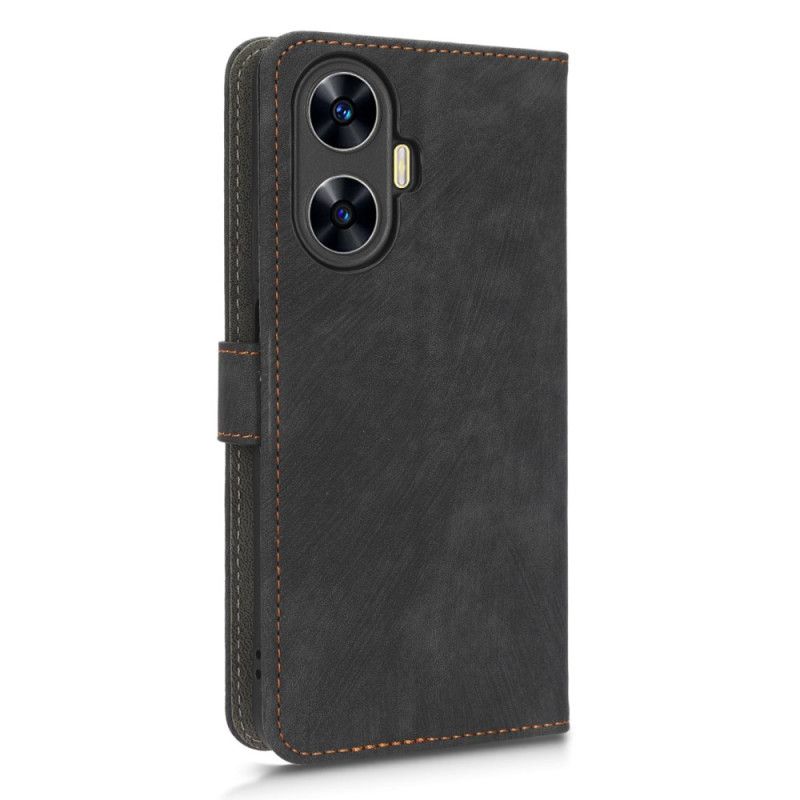 Folio Deksel Realme C55 Rfid-blokkerende Lommebok Med Stropp