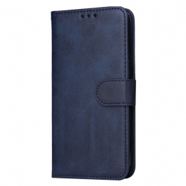 Folio Deksel Realme C55 Stropp Med Skinntekstur Beskyttelse Deksel