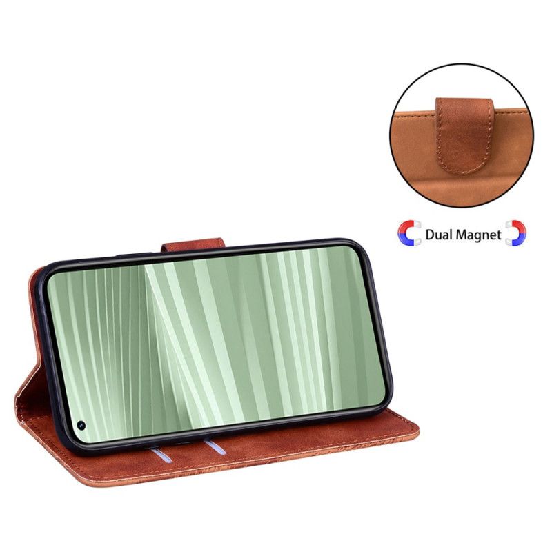 Folio Deksel Til Realme C55 Tigertrykk