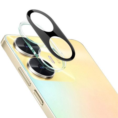 Herdet Glasslinsebeskytter For Realme C55 (svart Versjon)