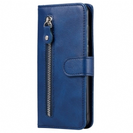 Lærdeksel Folio Deksel Realme C55 Mobildeksel Myntpung Foran