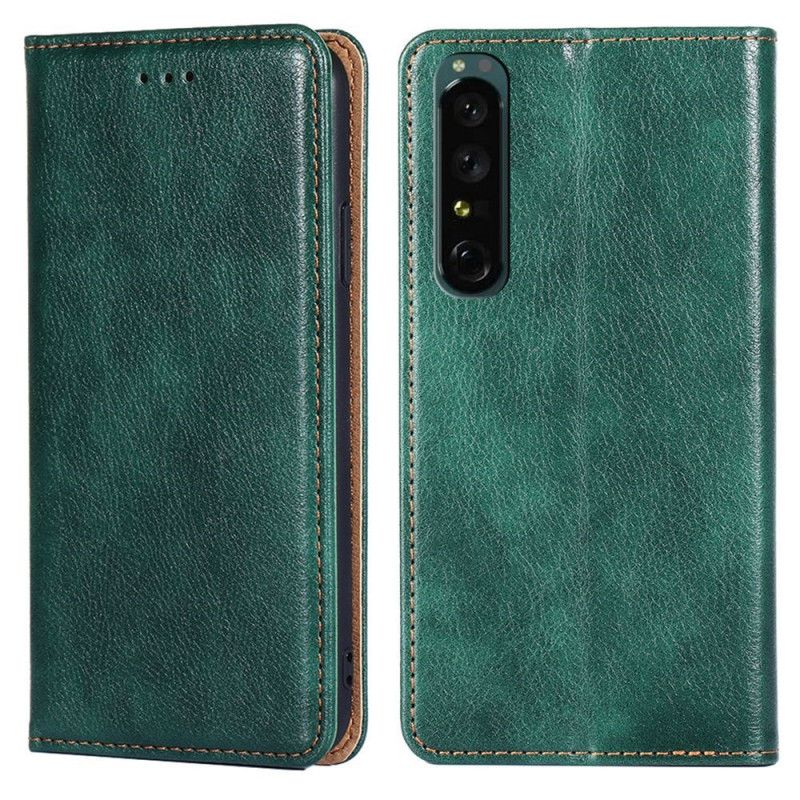 Lærdeksel Til Sony Xperia 10 IV Vintage Design