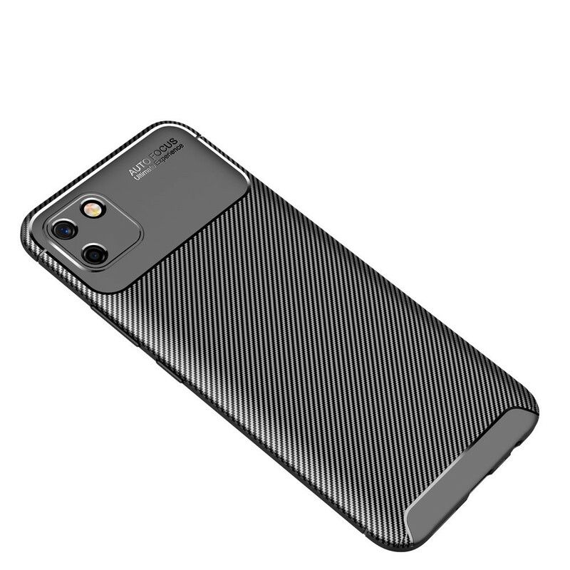 Deksel Til Realme C11 Fleksibel Karbonfibertekstur