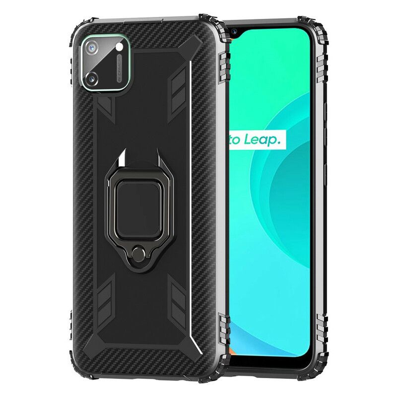 Deksel Til Realme C11 Ring Og Karbonfiber