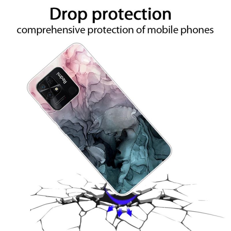 Deksel Til Xiaomi Redmi 10C Marmor Akvarell