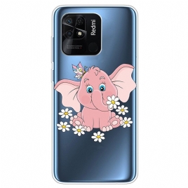 Deksel Til Xiaomi Redmi 10C Pink Elephant Transparent