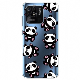 Deksel Til Xiaomi Redmi 10C Transparente Flere Pandaer