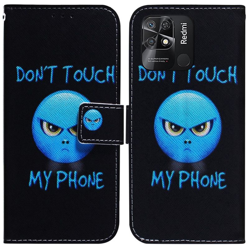 Folio Deksel Til Xiaomi Redmi 10C Emoji-telefon
