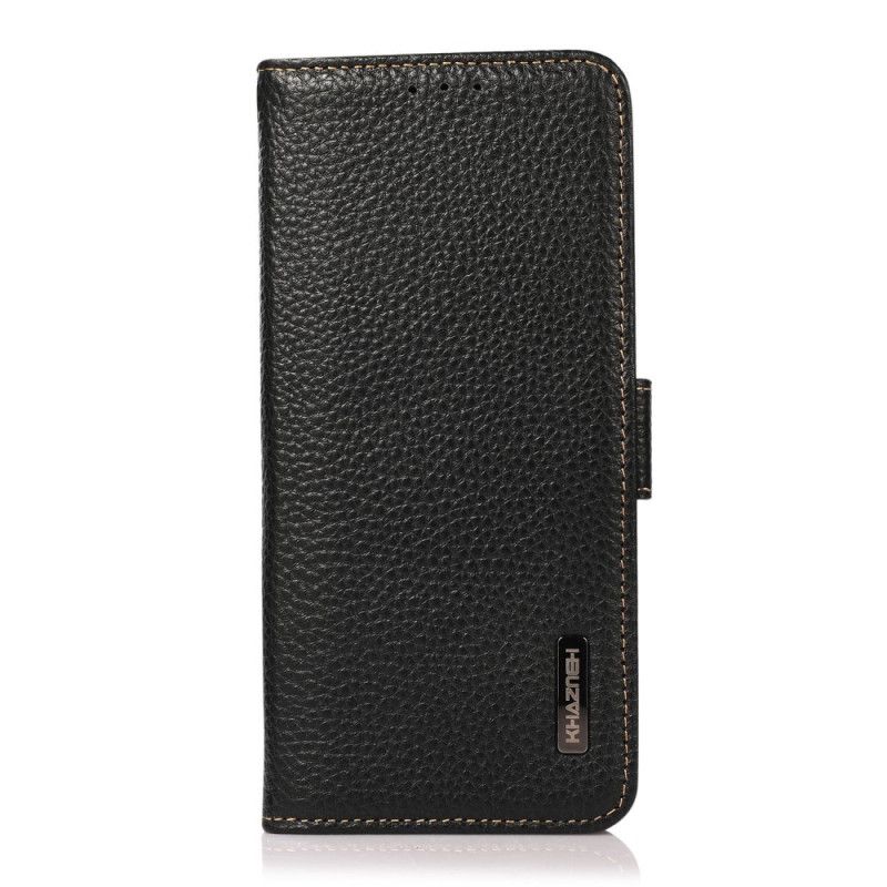 Folio Deksel Til Xiaomi Redmi 10C Litchi Leather Khazneh Rfid