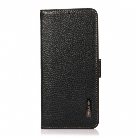 Folio Deksel Til Xiaomi Redmi 10C Litchi Leather Khazneh Rfid