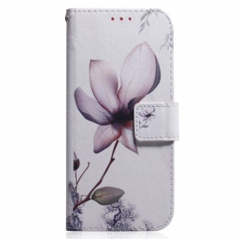 Folio Deksel Til Xiaomi Redmi 10C Rosa Blomst