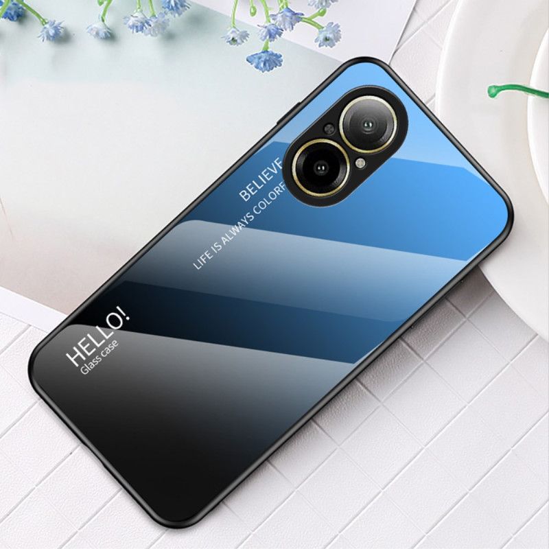 Deksel Realme C67 Hello Herdet Glass Beskyttelse Deksel