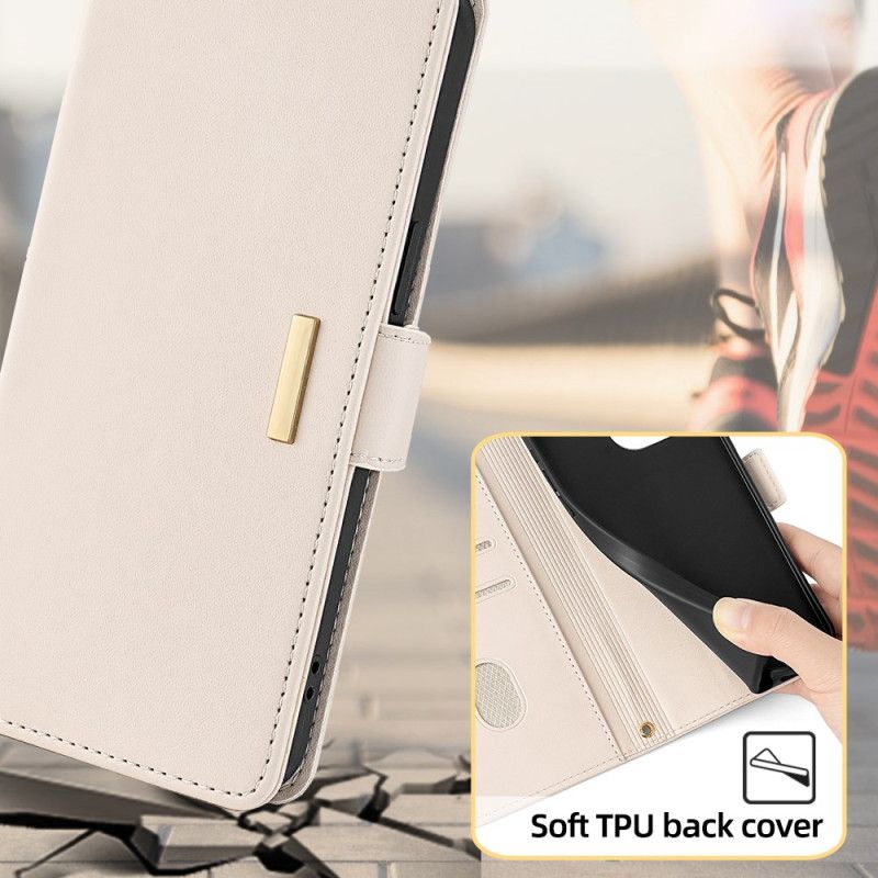 Folio Deksel Realme C67 Gullkjede