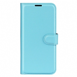 Folio Deksel Realme C67 Litchi I Kunstskinn Beskyttelse Deksel