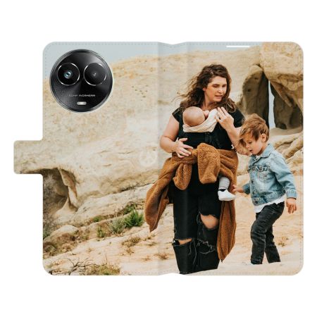 Folio Deksel Til Realme C67 Retro