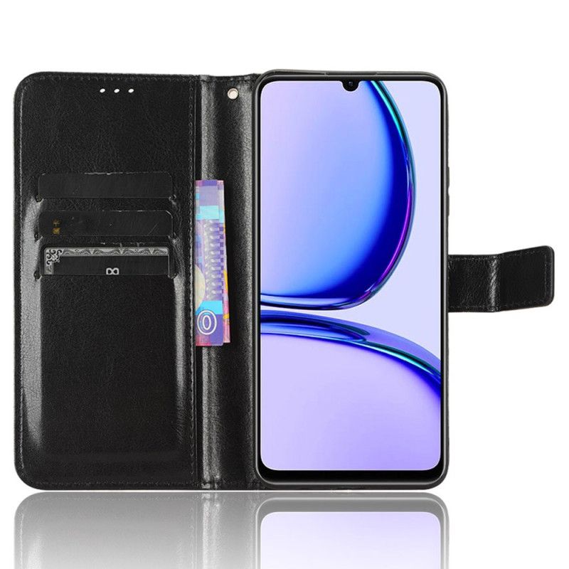 Folio Deksel Realme C53 Prangende Kunstskinn
