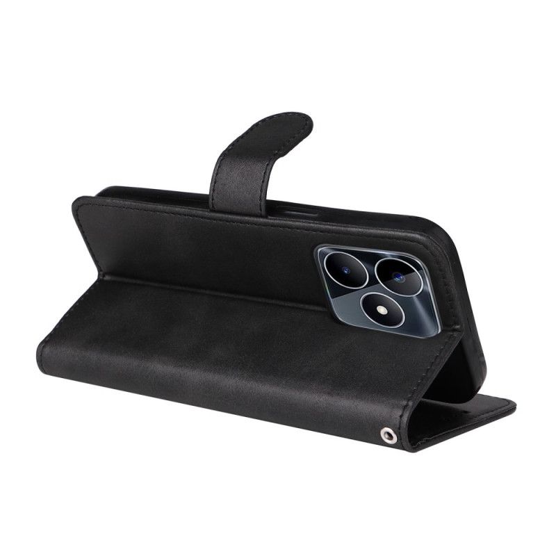 Folio Deksel Til Realme C53 Klassisk Med Stropp