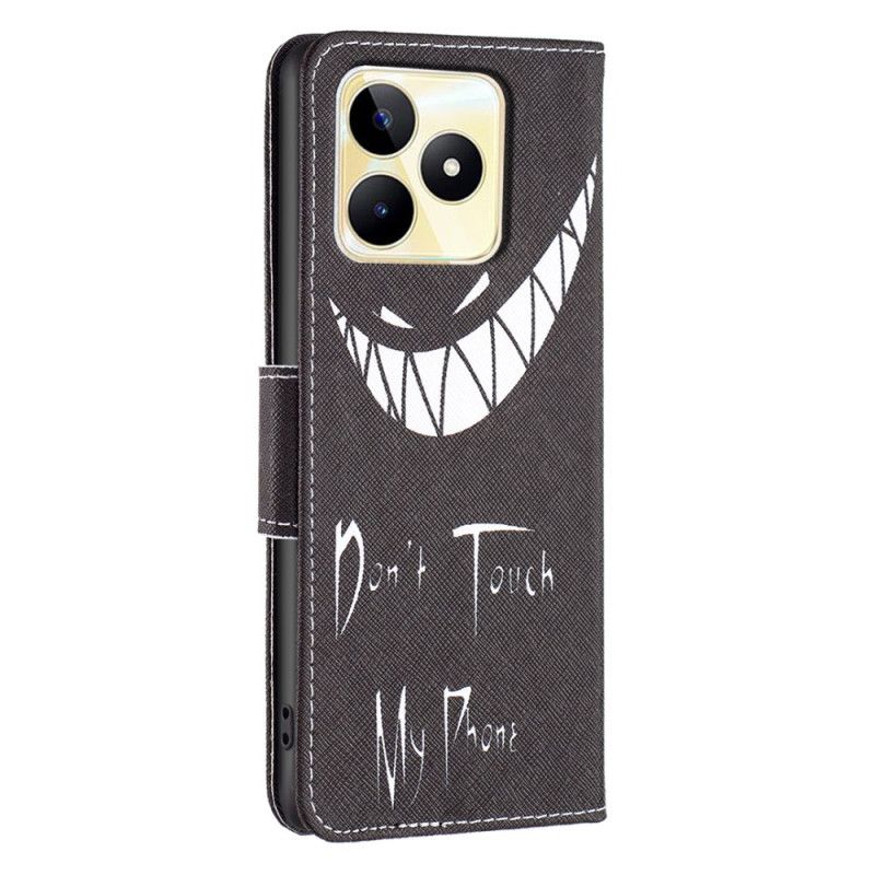 Lærdeksel Folio Deksel Realme C53 Mobildeksel Ond Telefon