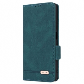 Lærdeksel Folio Deksel Realme C53 Mobildeksel Retrodesign