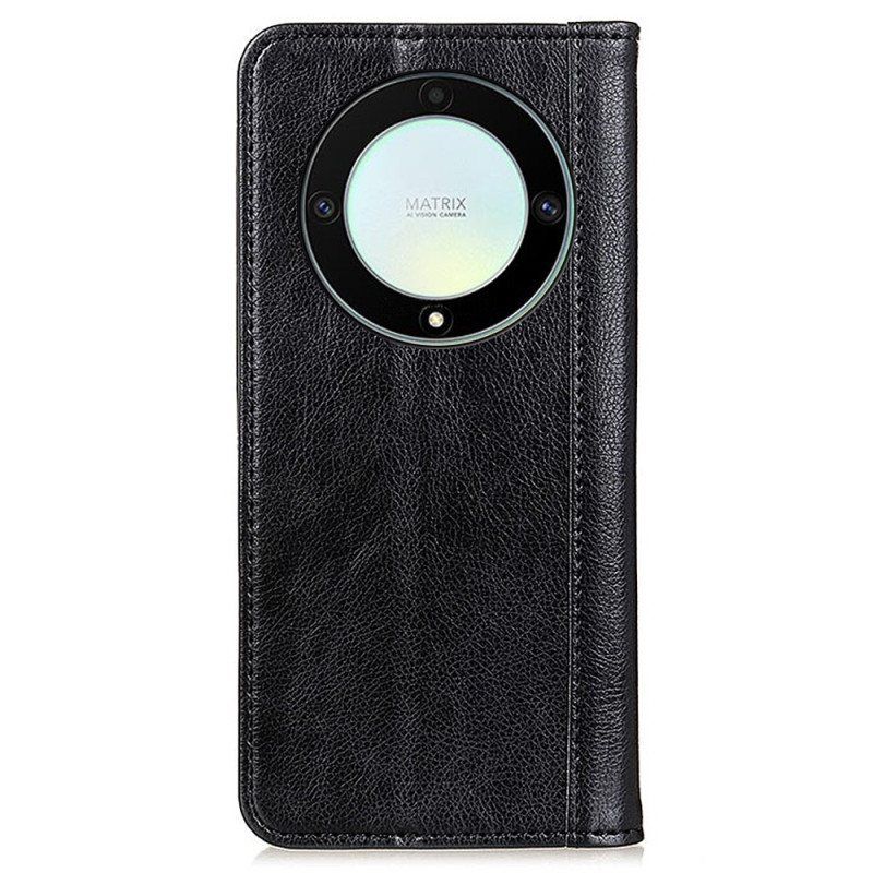 Beskyttelse Deksel Til Honor Magic 5 Lite Folio Deksel Stilig Splittskinn