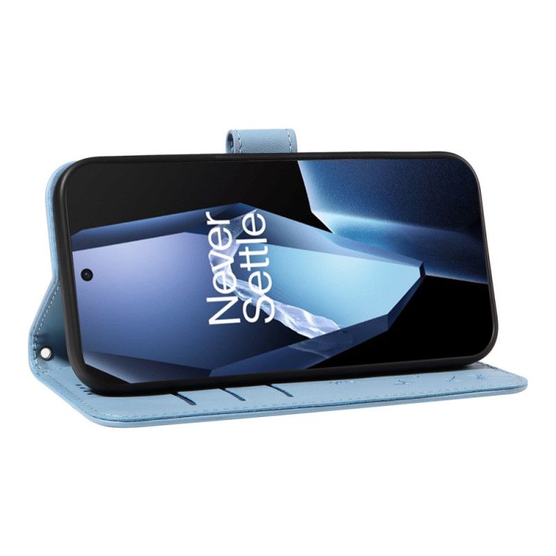 Folio Deksel Oneplus 13r Løvetannstropp Beskyttelse Deksel