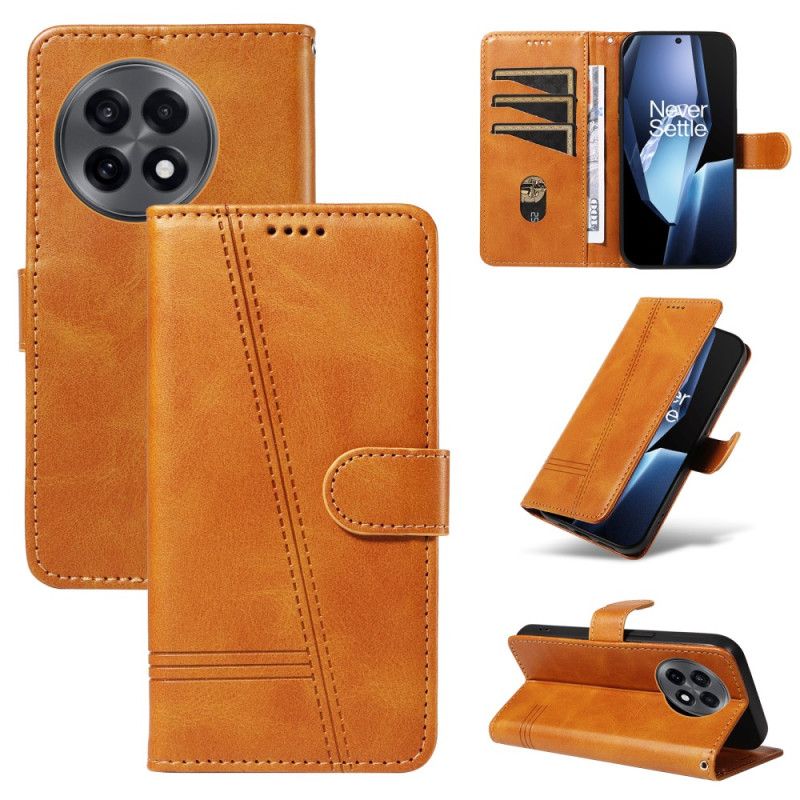 Folio Deksel Til Oneplus 13r Linjer