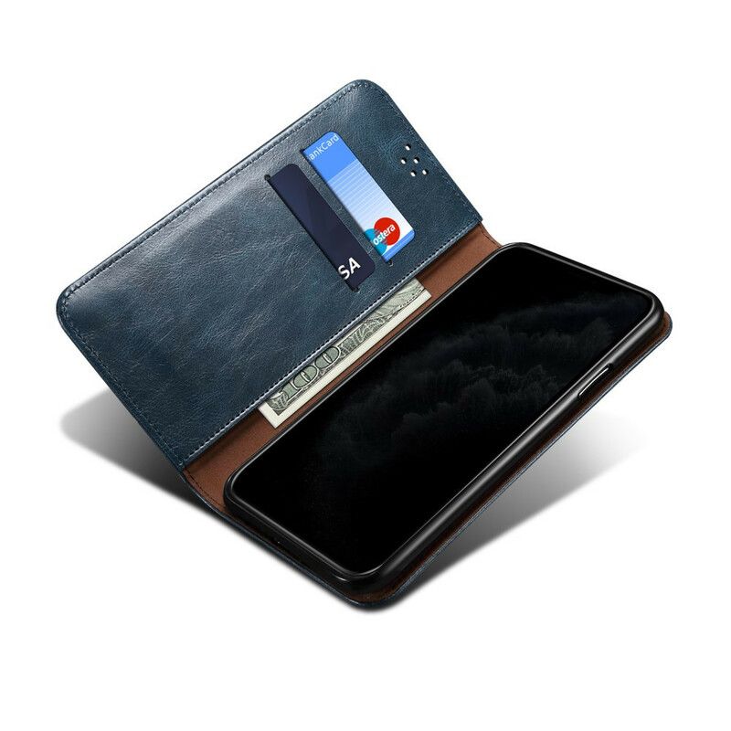 Beskyttelse Deksel Til OnePlus Nord N10 Folio Deksel Vokset Kunstskinn