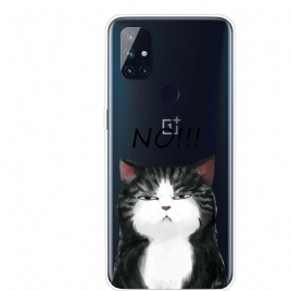 Deksel Til OnePlus Nord N10 Katten Som Sier Nei