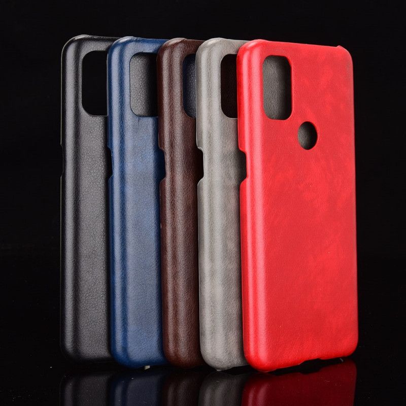 Deksel Til OnePlus Nord N10 Performance Litchi Leather Effect