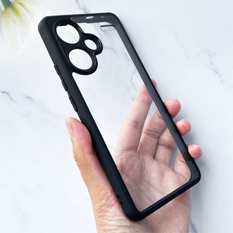 Deksel Til Xiaomi Redmi Note 13 Pro Plus 5g Gjennomsiktige Silikonkanter