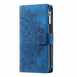Lærdeksel Folio Deksel Xiaomi Redmi Note 13 Pro Plus 5g Mandala Strap Lommebok