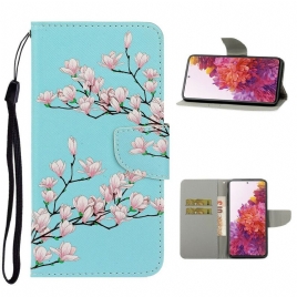 Folio Deksel Til Samsung Galaxy S20 FE Med Kjede Stropptre