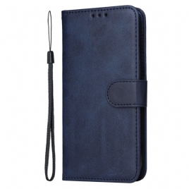 Folio Deksel Realme C71 Enkel Stropp