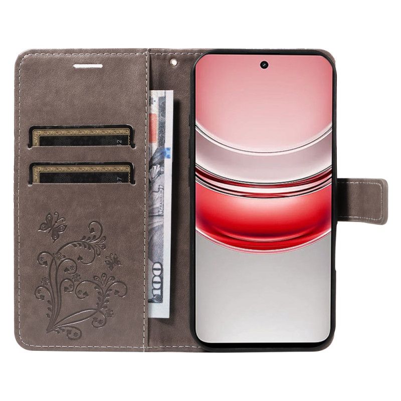 Folio Deksel Realme C71 Kjempesommerfugler Beskyttelse Deksel