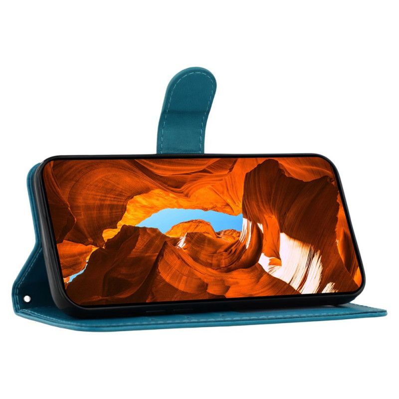 Lærdeksel Folio Deksel Realme C71 Mobildeksel Ensfarget