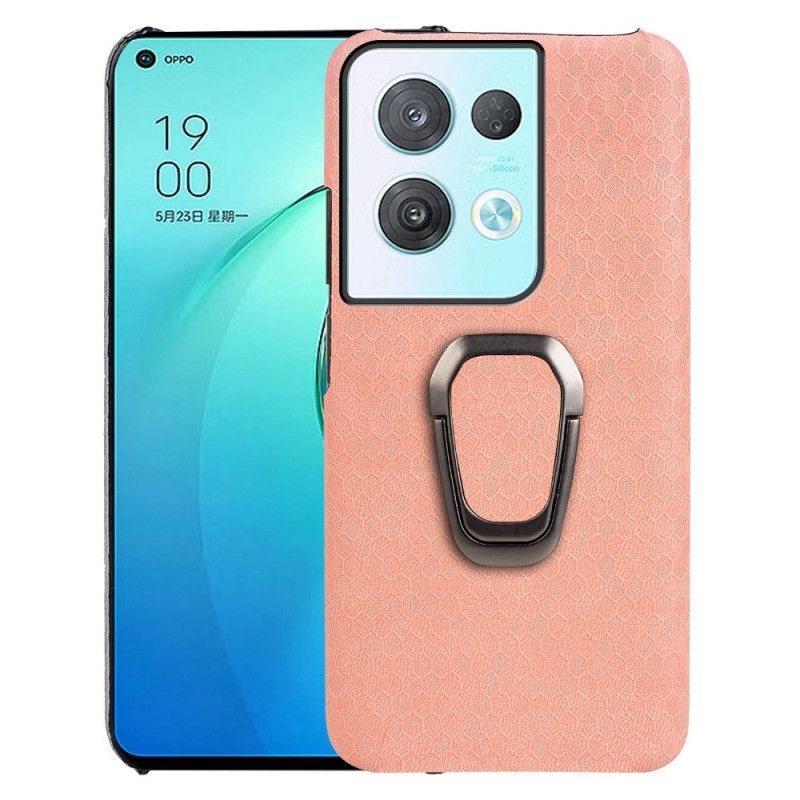 Mobildeksel Til Oppo Reno 8 Pro Honeycomb Med Ringstøtte