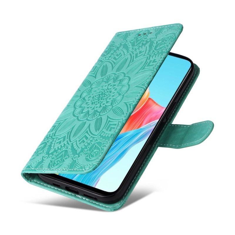 Folio Deksel Til Oppo A98 5g Solsikkemønster