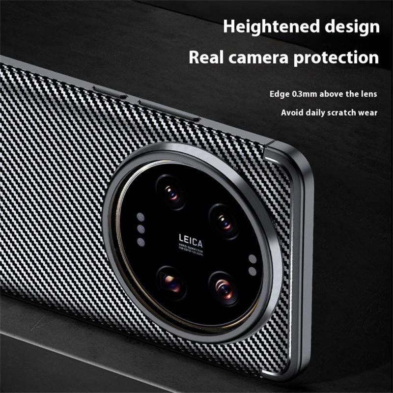 Deksel Xiaomi 15 Ultra Karbonfibertekstur Beskyttelse Deksel