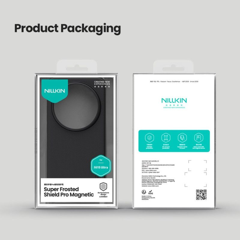 Deksel Xiaomi 15 Ultra Kompatibel Med Magsafe Frosted Shield Pro Nillkin Beskyttelse Deksel