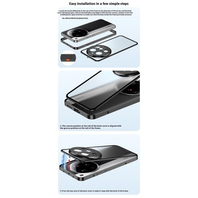 Deksel Xiaomi 15 Ultra Mobildeksel Pop-up-låsemekanisme