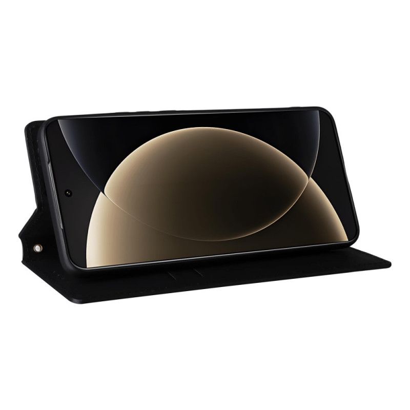 Folio Deksel Lær Xiaomi 15 Ultra Mobildeksel 3d-diamanter