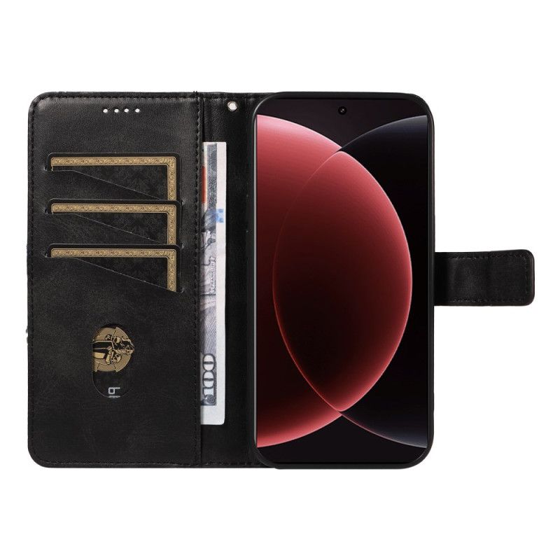 Folio Deksel Til Xiaomi 15 Ultra Geometrisk Design