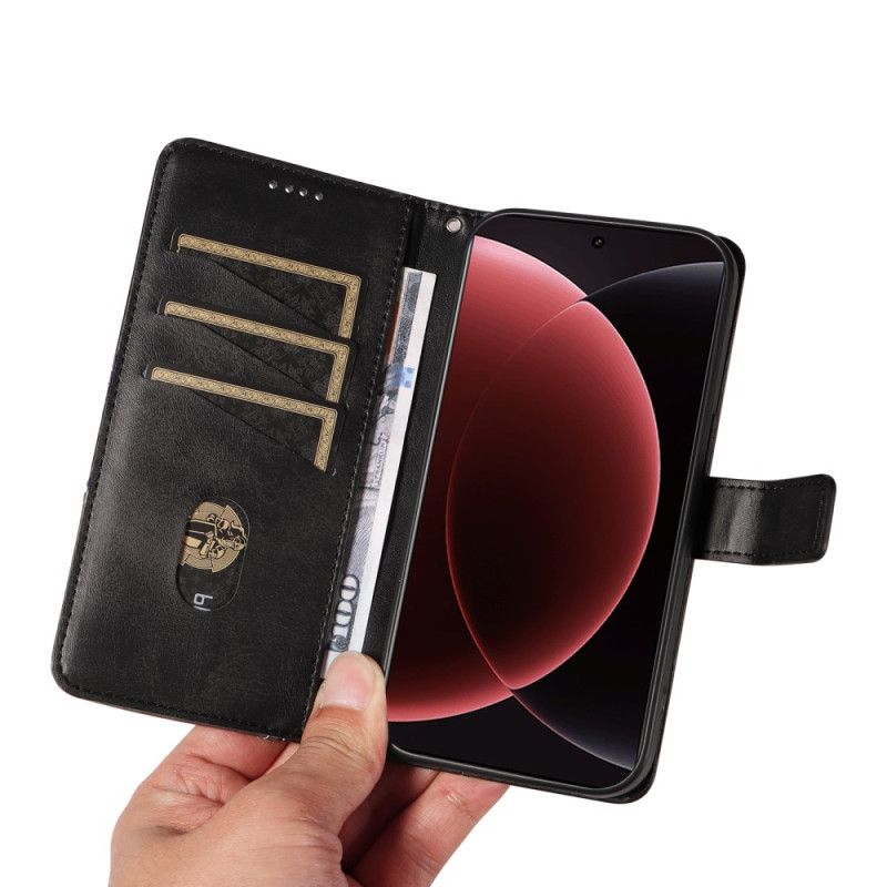 Folio Deksel Til Xiaomi 15 Ultra Geometrisk Design