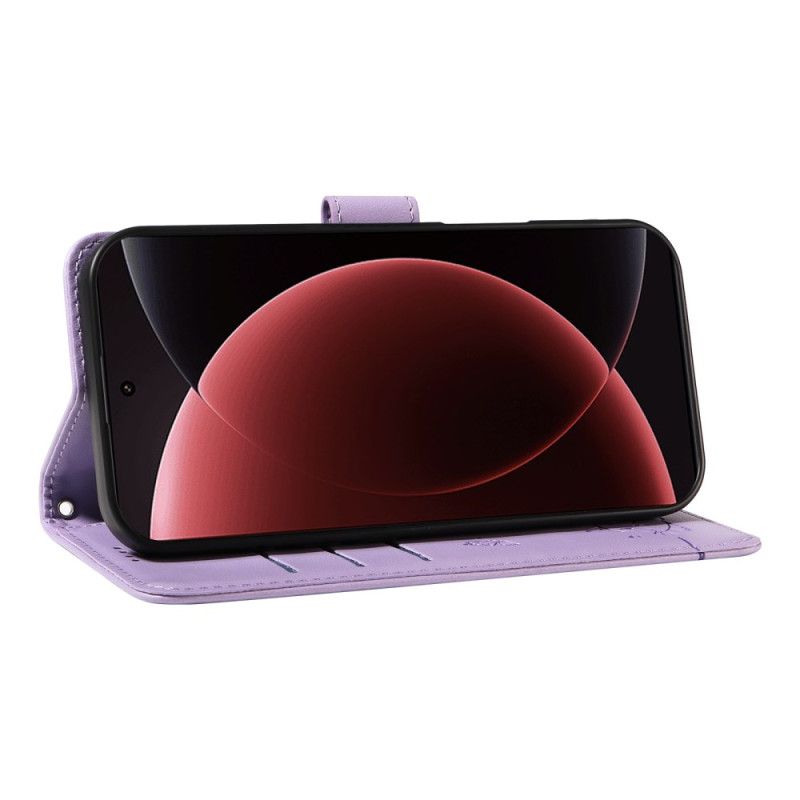 Folio Deksel Til Xiaomi 15 Ultra Grafisk Kattestropp