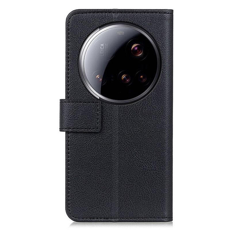 Folio Deksel Til Xiaomi 15 Ultra Klassisk Svart