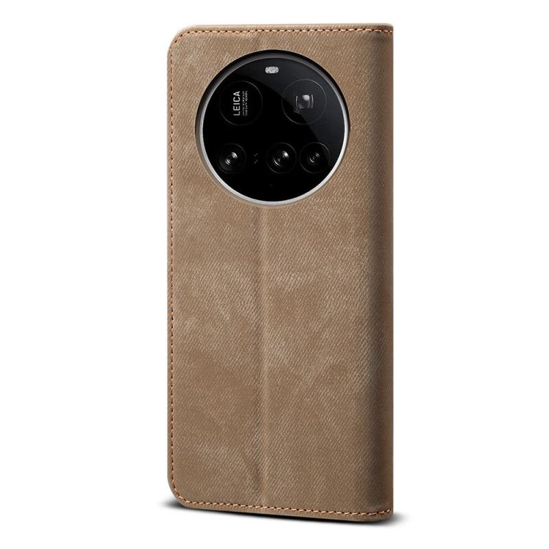 Folio Deksel Xiaomi 15 Ultra Denim Stoff